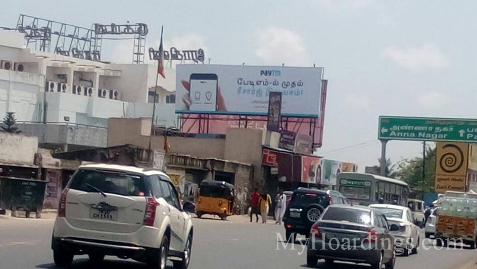 OOH Hoardings Agency in India, highway Hoardings advertising in Koyambedu Chennai, Hoardings Agency in Chennai